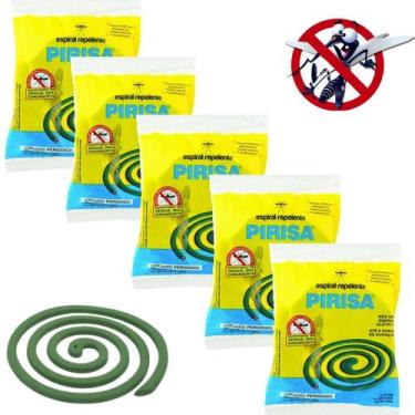 Imagem de Repelente espiral pernilongo mosquito aedes aegypt kit c/50u - PIRISA 