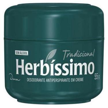 Imagem de Desodorante Herbíssimo Creme Tradicional Verde 55g