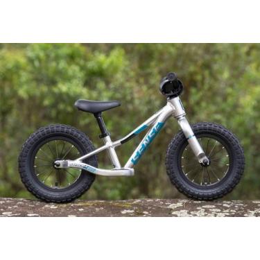 Imagem de Bicicleta Sense Grom 2023 Aro 12, Prata com azul