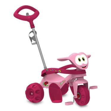 Imagem de Triciclo Passeio e Pedal Bandeirante Zootico Rosa