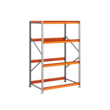 Imagem de Mini porta pallet 250 kg inicial 4 níveis 200x120x60cm - AMAPÁ