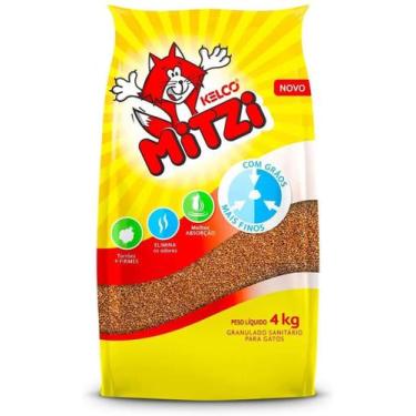 Imagem de Areia Sanitário Mitzi - 4kg