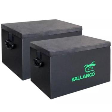 Imagem de Caixas para Salto Exercício Funcional Kallango Kit M/G
