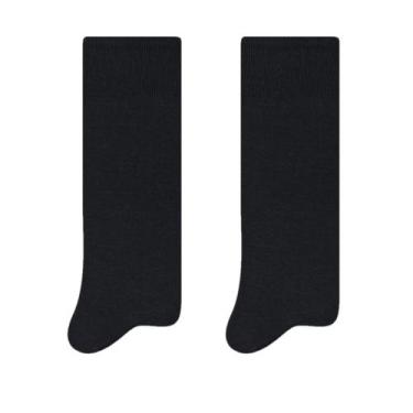 Imagem de Kit com 2 Pares de Meia Social Masculina Algodão Selene 8050, 39-43, P