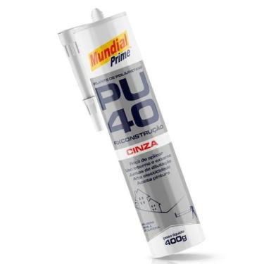 Imagem de Selante de Poliuretano PU40 Fixconstrução Cinza 400g Aeroflex Alta Ade
