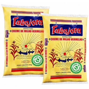 Imagem de kit 2 Fuba de Milho Tabajara 450g Sem Gluten Vegano