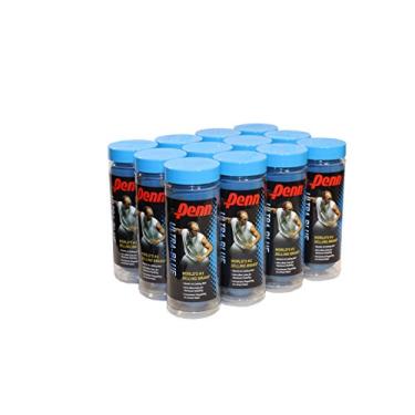 Imagem de Penn Bolas de raquete ultra azuis – Caixa com 12 latas de 36 bolas de raquete