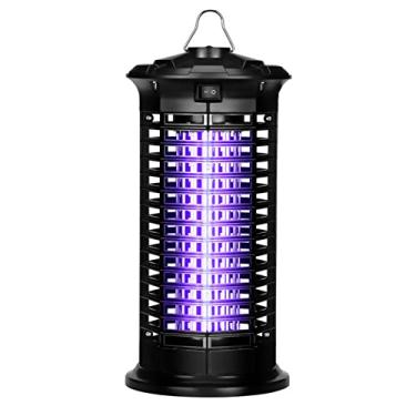 Imagem de Qudai Armadilha para atrair insetos zapper de insetos elétricos com luz lâmpada de captura de pragas portátil em pé ou pendurada para ambientes internos e externos NP