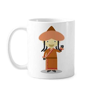 Imagem de Sorriso sobretudo Mongólia caneca cerâmica café porcelana xícara louça