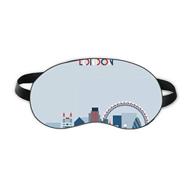 Imagem de Britain UK London Eye Bridge Tower Blue Sleep Eye Shield Soft Night Vlindfold Shade Cover