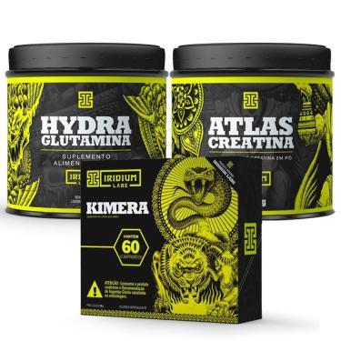 Imagem de Kit Kimera Thermo + Glutamina 150g + Creatina 150g-Unissex