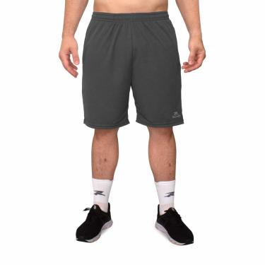 Imagem de Bermuda Esportiva Basic Muvin – Masculino – Calção Esportivo – Com Bolso - Bermuda Futebol - Tecnologia Dry – Voleibol – Handebol – Futevôlei – Beach Tennis – Confortável – Leve – Treino (GG, Chumbo)