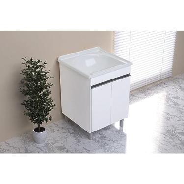 Imagem de Armário Multiuso 2 Portas com Cuba Amélia Aj Rorato Branco