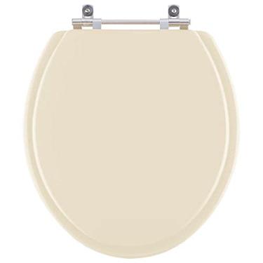 Imagem de Assento Sanitario Contemporary Marfim (bege Claro) para vaso Hervy