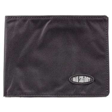 Imagem de Carteira masculina Big Skinny super skinny bi-dobrável. fina. comporta até 30 cartões. Preto