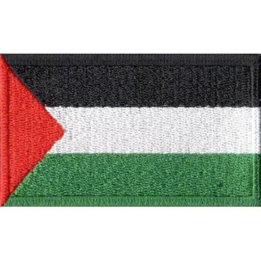 Imagem de Patch Hdm P/ Camiseta Jaqueta - Bandeira Da Palestina - Hdm Bordados
