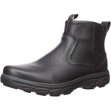 Imagem de Skechers USA Resment Korver Chukka Bota masculina, Preto/preto, 14