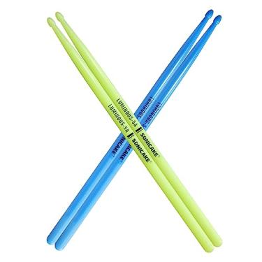 Imagem de SONICAKE baqueta de bateria 5A casacos 2 pares azul e verde