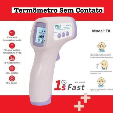 Imagem de Termometro Mira Laser Temperatura Humana Infravermelho Bebe Adulto Cor