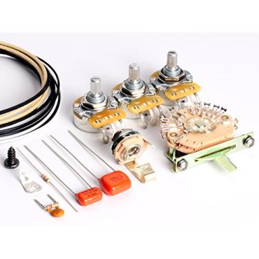 Imagem de ToneShaper Kit de fiação de guitarra, para Fender HSS Stratocaster, HSS2 (fiação auto-dividida)