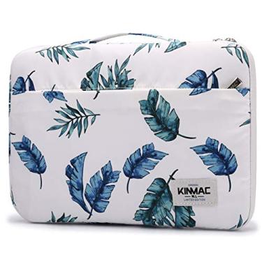 Imagem de Kinmac Capa protetora de 360° para laptop com alça para MacBook Pro 16 polegadas, 16 polegadas HP, Lenovo, Dell, ASUS, Acer Ultrabook e laptop empresarial (folha de banana)