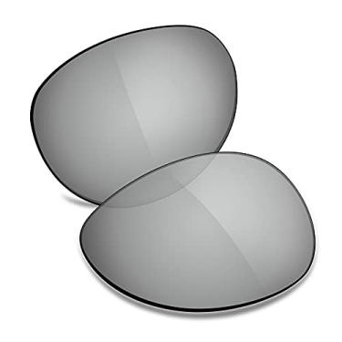 Imagem de TRUSHELL Lentes de reposição polarizadas para óculos de sol RayBan Cockpit RB3362 59 mm prata espelhado - Polarizadas