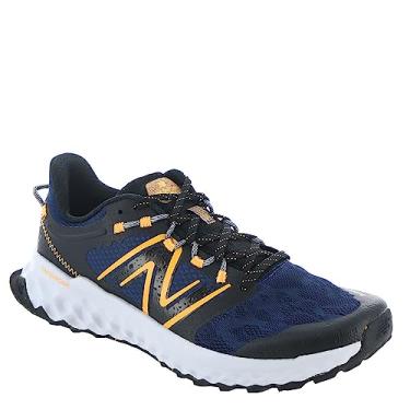 Imagem de New Balance Tênis de corrida masculino Fresh Foam Garoe V1 Trail, Nb azul marinho/calêndula quente/preto, 41