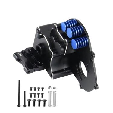 Imagem de Aluminum Transmission Case Gearbox Upgrades Part for 1/10 Traxxas Slash 2WD VXL,Rustler VXL 2WD,Stampede VXL 2WD,Bandit VXL 2WD,Ford F-150 Raptor,ARRCat Hops Up Transmission Gearbox,Replace 3691,Black