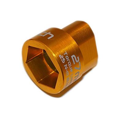 Imagem de KLICK WRENCH Chave de filtro de óleo limitadora de torque de 2 estágios 27 mm, amarelo, alumínio 6061-T6