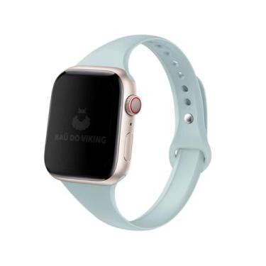 Imagem de Pulseira Sport Slim Compatível com Apple Watch - Baú do Viking, Azul-T