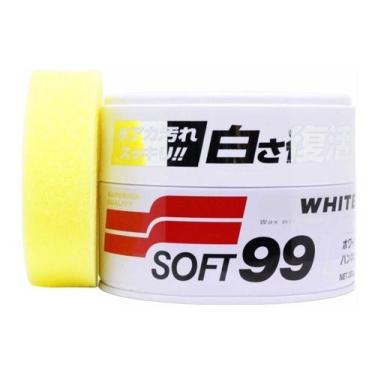 Imagem de Cera Soft 99 automotiva White Cleaner Para Carros Brancos e Claros 350