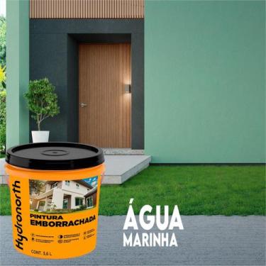 Imagem de Pintura Emborrachada Elástica 3,6l Impermeabiliza Paredes - hydronorth