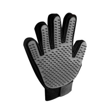 Imagem de Luva Escova Pentear Tira Pelos Cães Gatos Pets Magnética Top - RELET