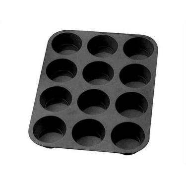 Imagem de Forma Silicone Cupcake Petit Gateau Empada Assadeira
