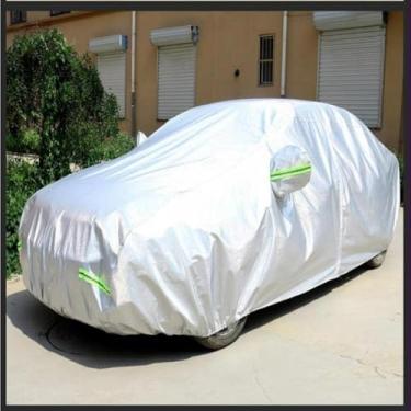 Imagem de GZBFTDH Capa automotiva à prova d'água para proteção externa para carros, Suv Mpv, acessórios universais, proteção contra raios UV, proteção contra arranhões, poeira, resistente ao calor, resistente (3L + 480 * 185 * 150)