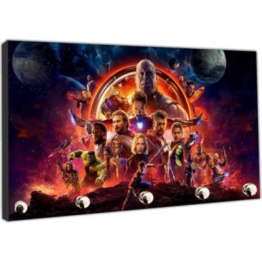 Imagem de Porta Chaves Cinema Avengers Os Vingadores Super Heróis - Vital Quadro
