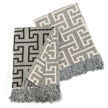 Imagem de Xale para Sofá CRETA 1,40mx1,60m Granel Cor 07: Preto - LOVE4HOME