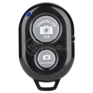 Imagem de Controle Remoto Disparador De Fotos Bluetooth Selfie - Preto - Smart B