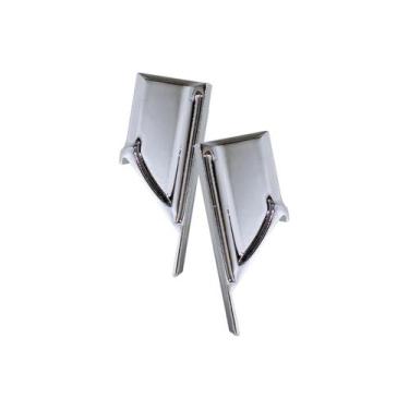 Imagem de Ponteira Lisa Cromado Para Puxador Cava de 15 Mm Pe213 Rometal, PE-213