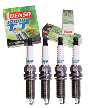 Imagem de 4 velas de ignição DENSO Iridium TT compatíveis com Nissan Sentra 1.8L 2.0L 2.5L L4 2007-2016