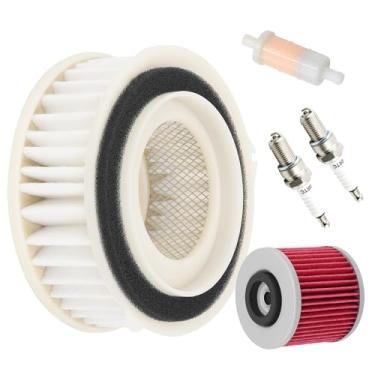 Imagem de CTLLKG 4TR-14451-00 Filtro de ar e filtro de óleo e vela de ignição para Yamaha XVS650 V-Star 650 Custom 1998-2011, XVS650A V-Star 650 Classic 1998-2010, XVS650 V-Star 650 Midnight Custom 2006-20110