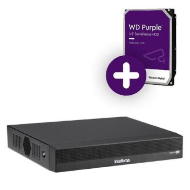 Imagem de DVR Intelbras 16 Canais 5MP Lite com HD 4TB  Gravador de Vídeo - MHDX 