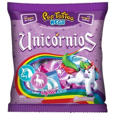 Imagem de Pirulito Duro Unicórnios Algodão Doce  - 450g - Florestal