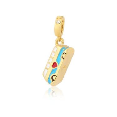 Imagem de Charm Kombi  Woodstock Revestido em Ouro - VL ACCESSOIRES