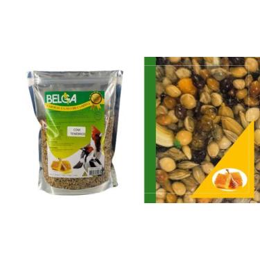 Imagem de 1 Ração/ Passarinho Ração Cardeal E Galo De Campina Mix 500 Gr Mistura