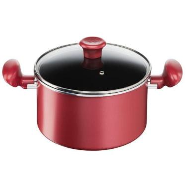 Imagem de Caçarola Com Indução Tefal So Chef 22cm Vermelha