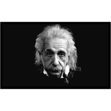 Imagem de Quadro Decorativo Einstein Física Matemática Laboratório Salas Casa Qu