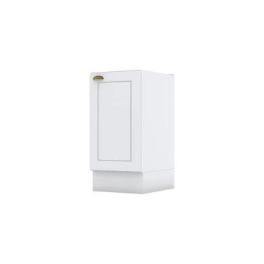 Imagem de Balcão 40 Cm 01 Porta Amy Branco Hp Casa 812 Branco Hp