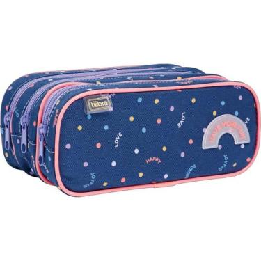 Imagem de Estojo Triplo Grande Académie Dots 347299 - Tilibra
