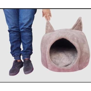 Imagem de super Cama Pet toca do Gato, Iglu com almofada e zíper - DRICAOPET 